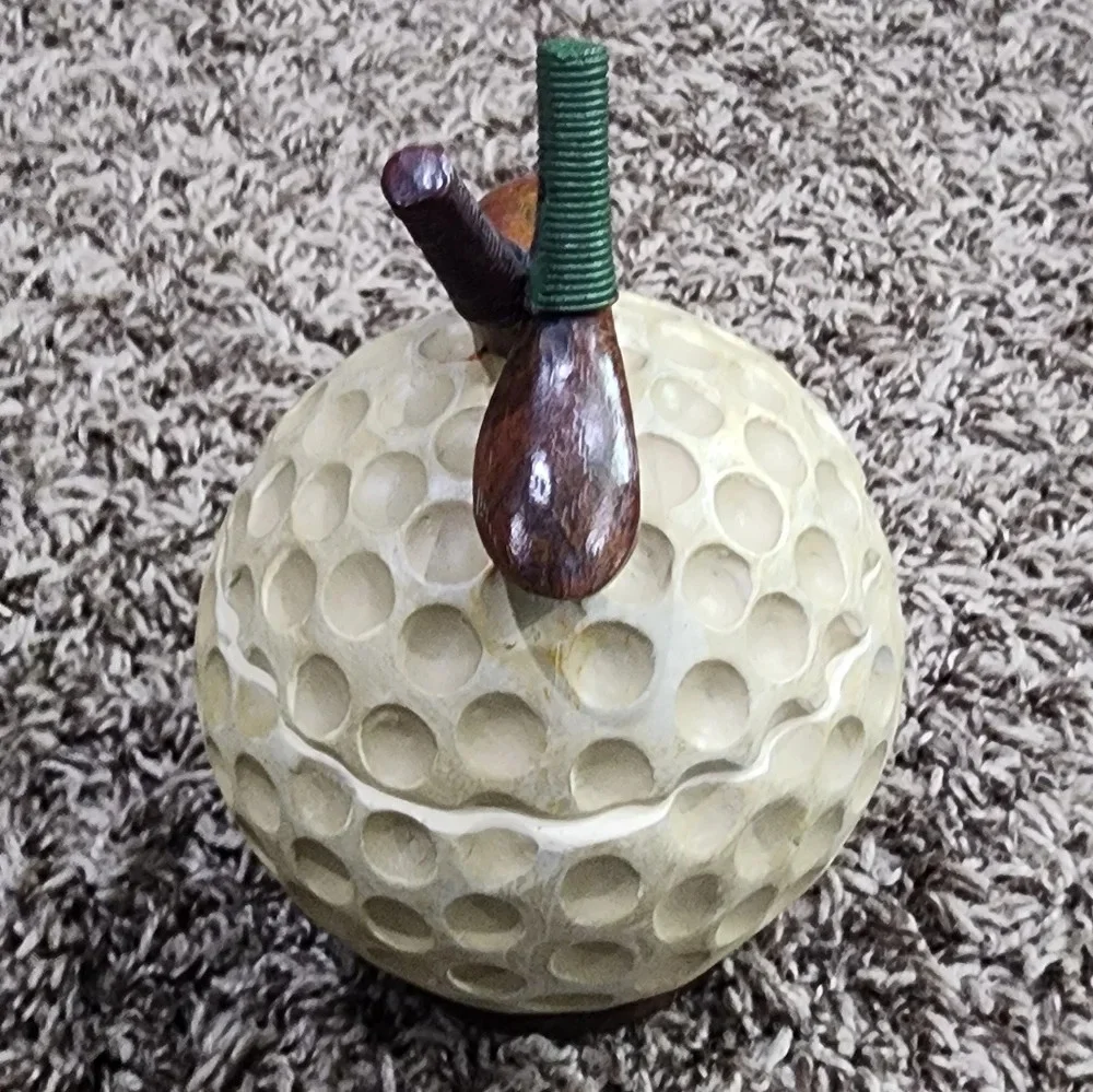 Golf Ball Shaped Decor Clips Holder Paper Weight Stationary - Picture 3 of 6